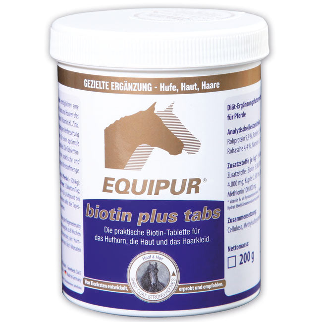 EQUIPUR  biotin plus tabs 200g Tabletten
