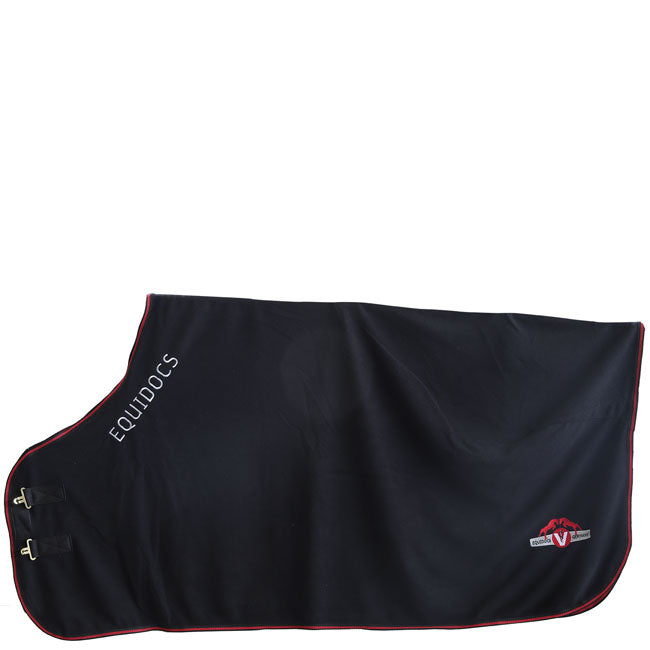 Fleece Abschwitzdecke für Pferde schwarz Gr.155cm