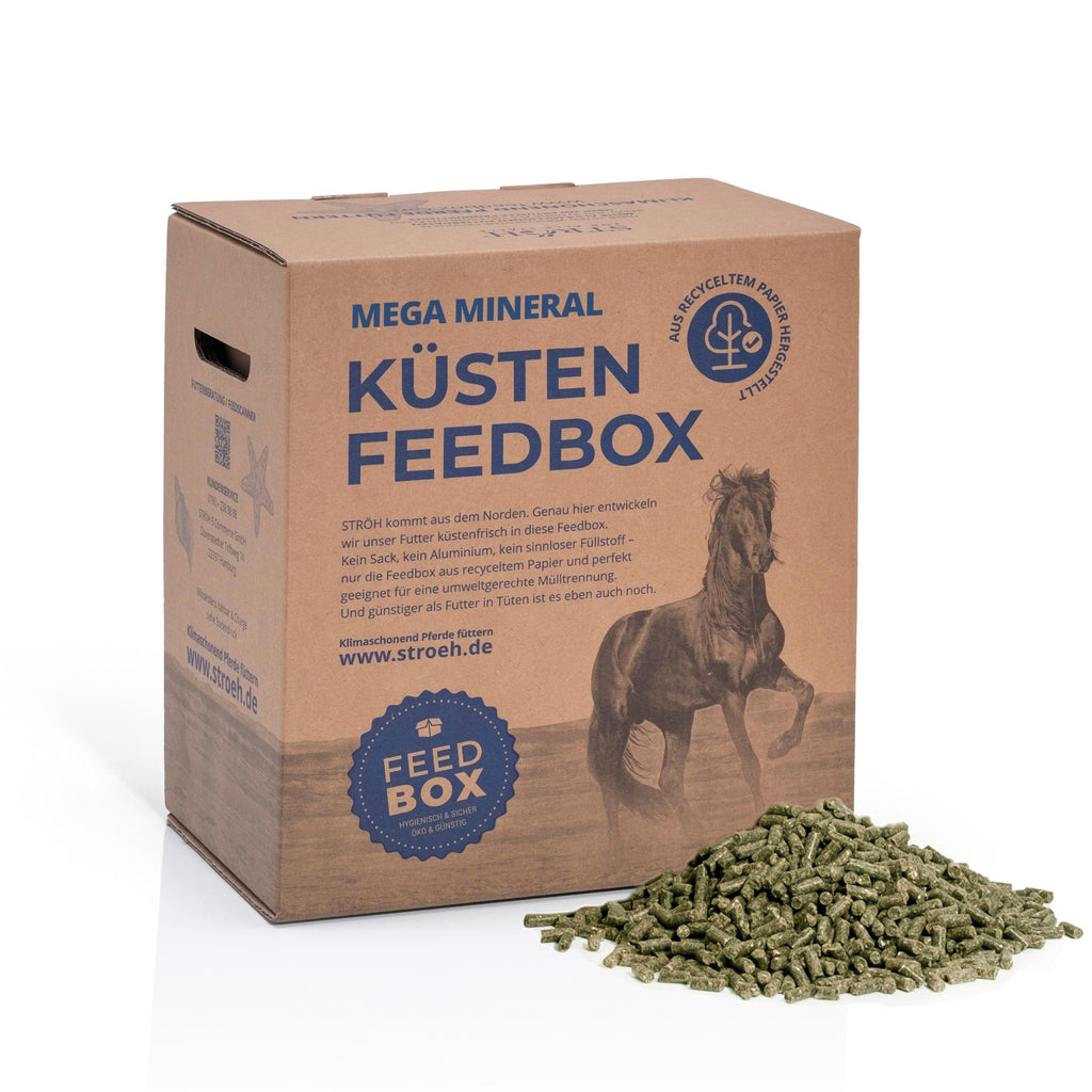 STRÖH Mega Mineral für Pferde 7kg Feedbox