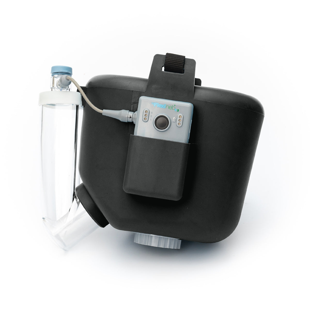 Flexineb E3 Inhalator für Pferde Komplettset Standard Schwarz