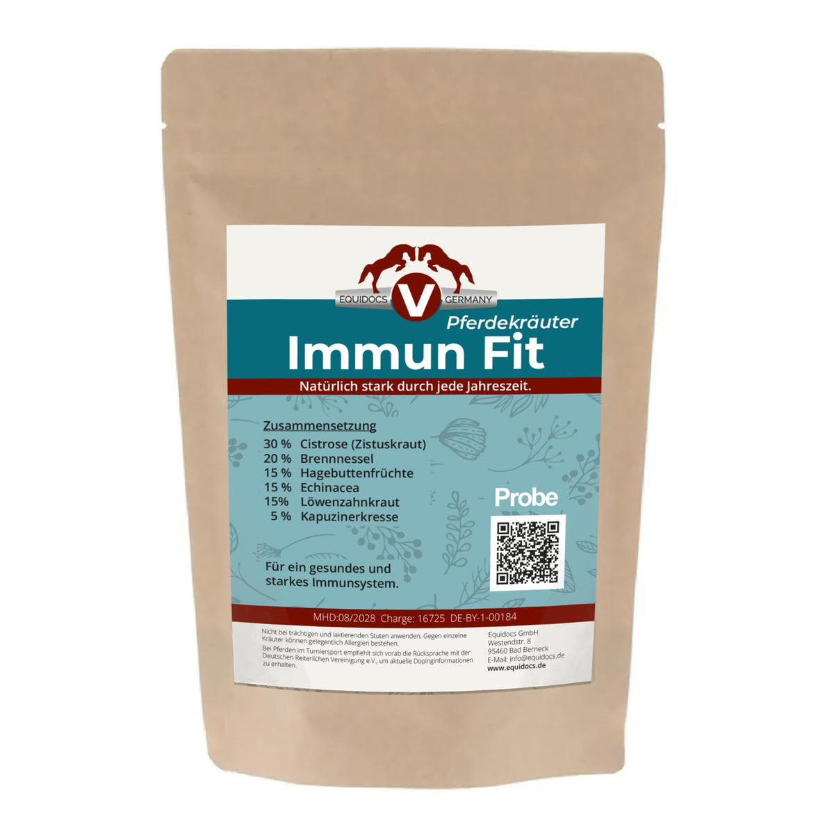 Equidocs Kräutermischung Immun Fit 25g Probe