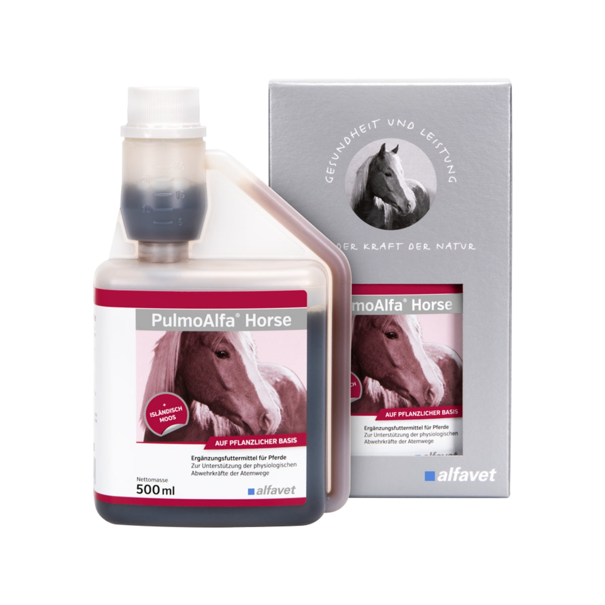 Pulmo alfa Horse 500ml Flüssig Pferd Atemwege